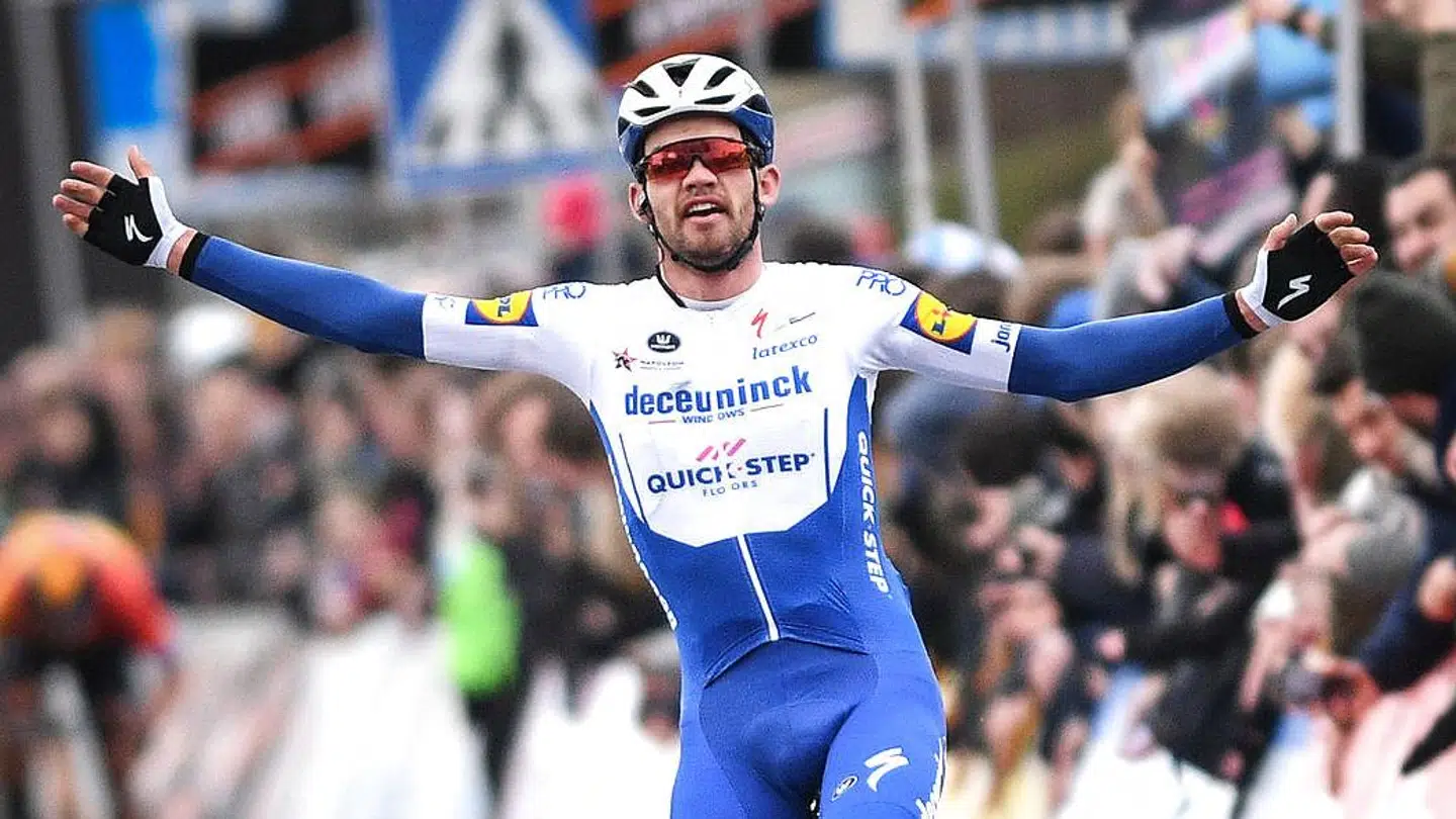 Kasper Asgreen tog karrierens hidtil største sejr, da han vandt Kuurne-Bruxelles-Kuurne søndag eftermiddag. David Stockman/Ritzau Scanpix (Credit Image: © David Stockman/Belga via ZUMA Press)