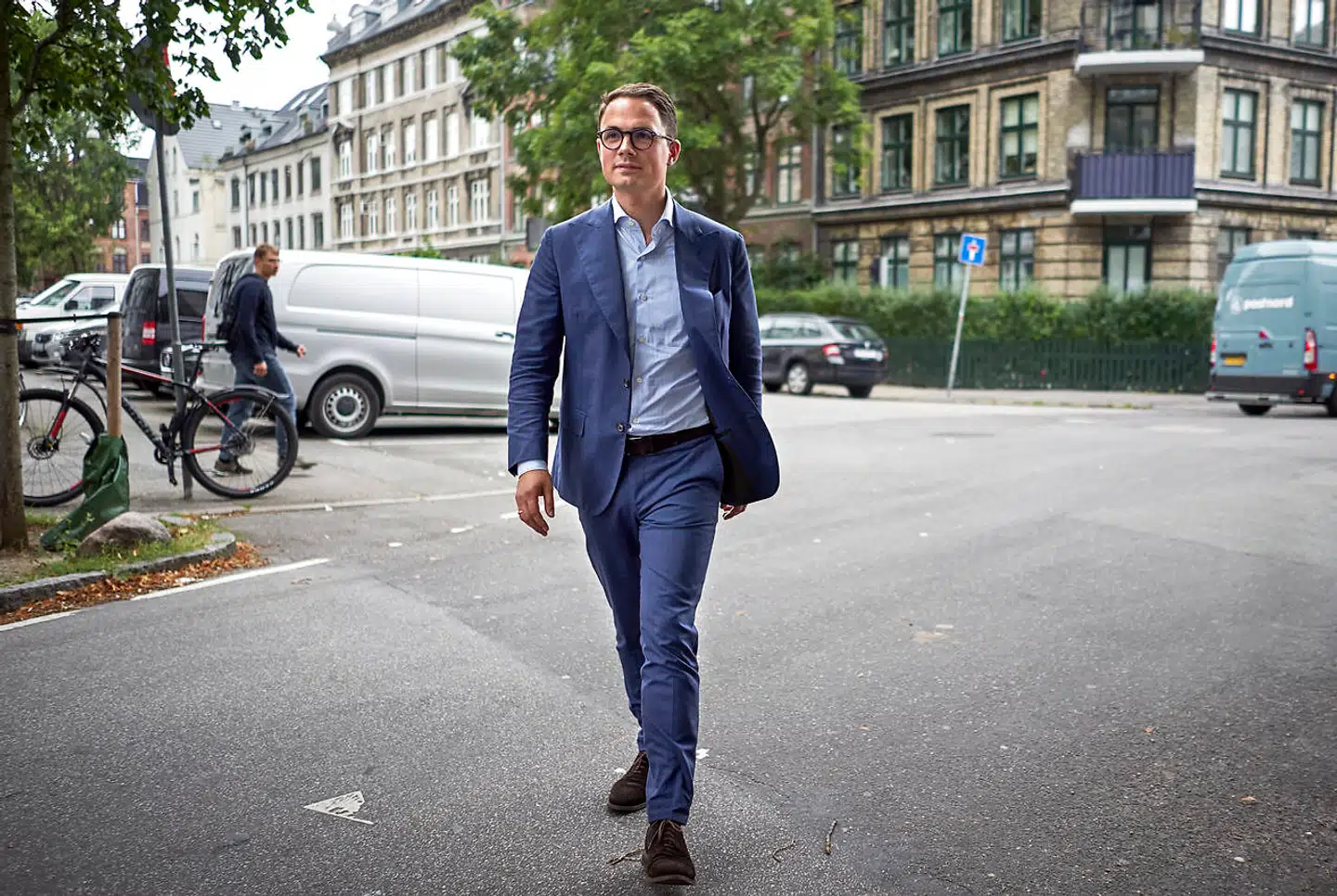 »Det er den stil, vi har. Vi har ikke p-afgifter for at tjene penge,« siger Simon Aggesen (K), der er borgmester i Frederiksberg Kommune