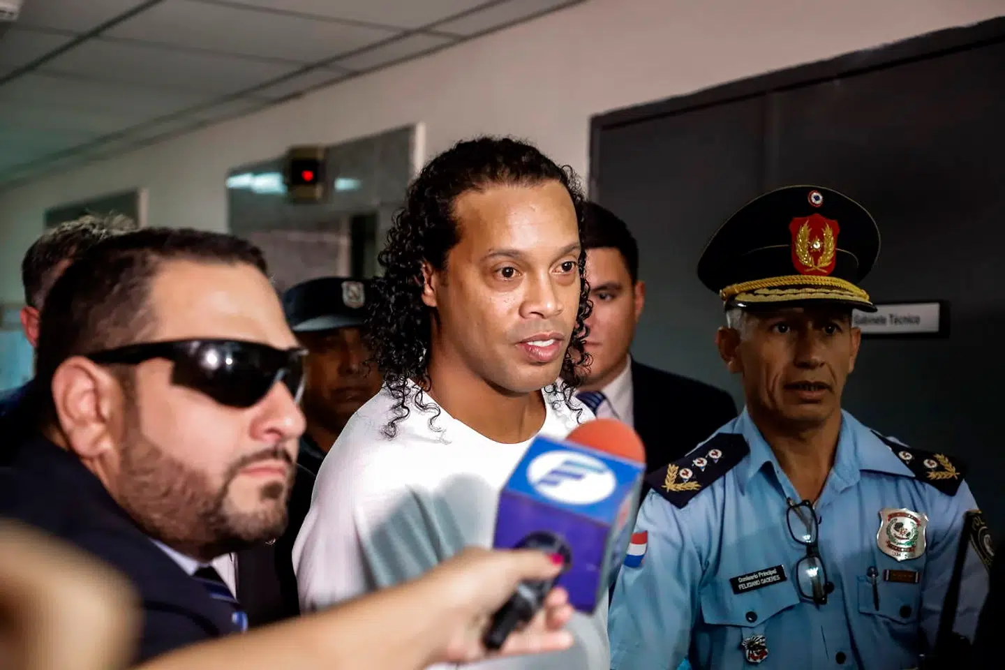 Ronaldinho ved retten i Paraguay, 6. marts 2020.