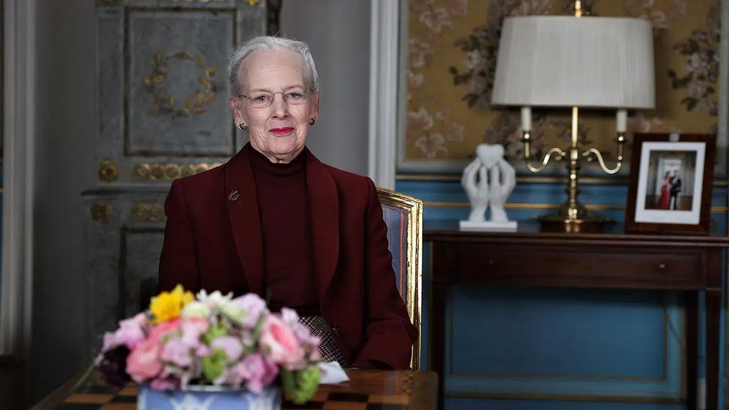Dronning Margrethe talte tirsdag fra Fredensborg Slot.