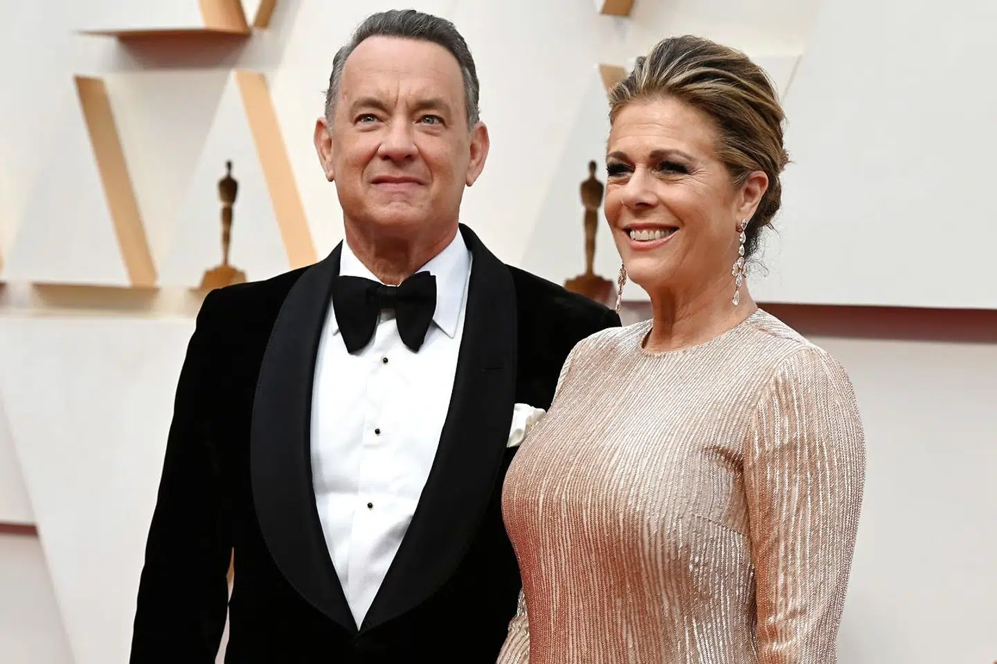 Parret fotograferet til årets Oscar-fest i februar. (Arkivfoto)