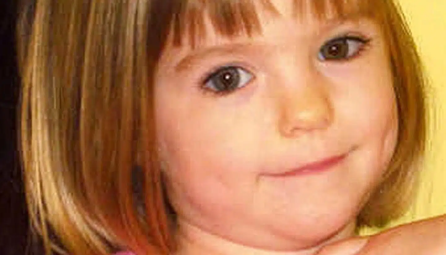 Arkivfoto af Madeleine McCann.