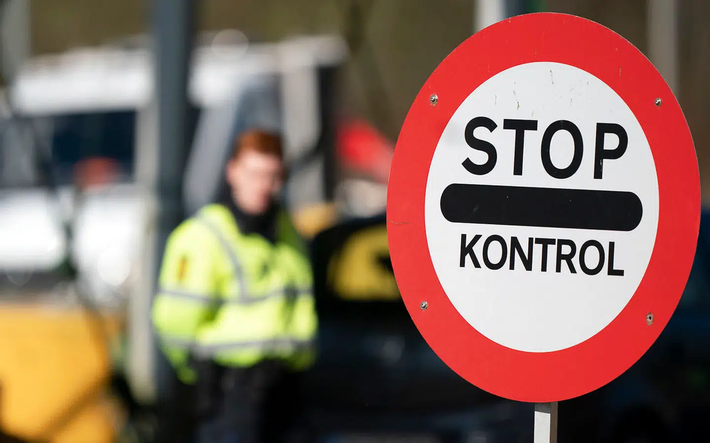 Den danske grænse - her ved Padborg - har været lukket siden lørdag den 14. marts 2020. Arkivfoto