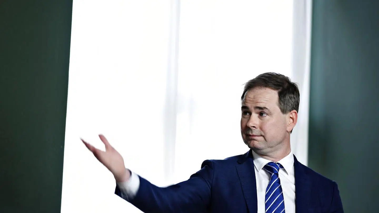 Nicolai Wammen præsenterer tre hovedspor for genopretningen af dansk økonomi. (Foto: Philip Davali/Ritzau Scanpix)