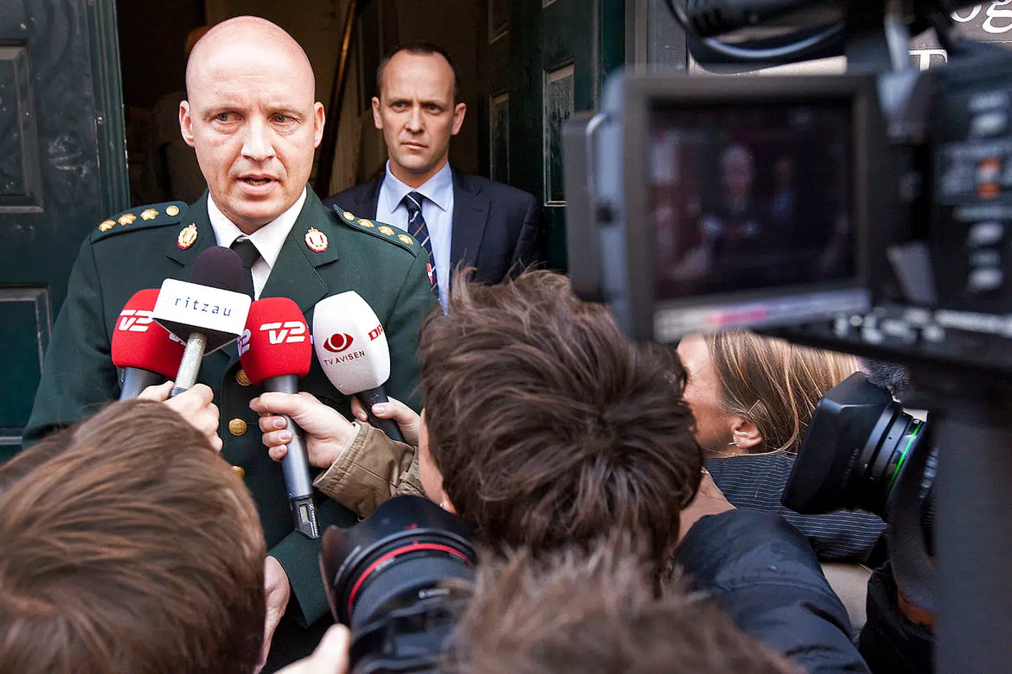 Hans-Christian Mathiesen i Fogedretten i forbindelse med bogen 'Jæger - i krig med eliten'.