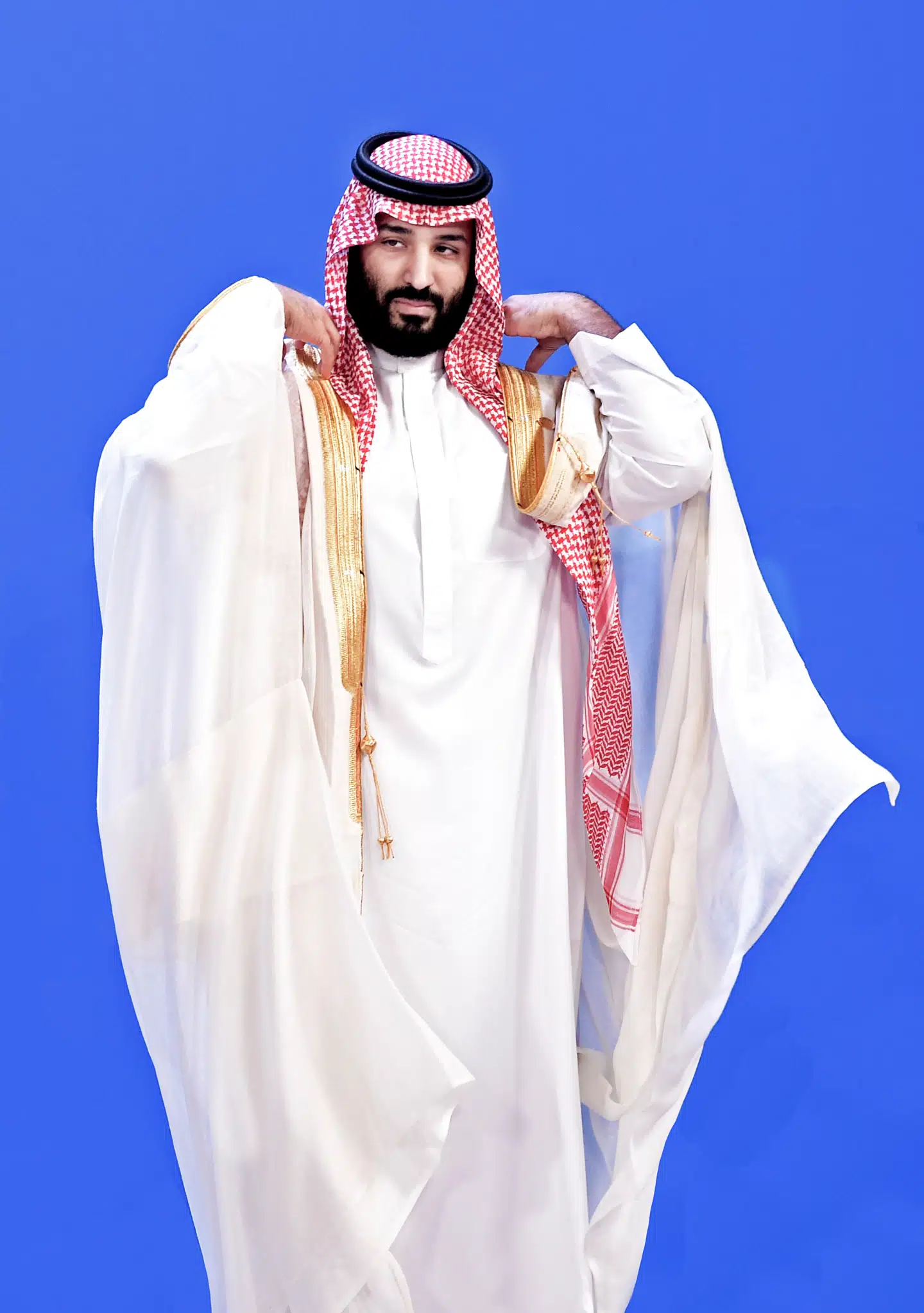 Selv om Mohammed bin Salman ejer en af verdens største luksusyachts med base i Malta, et slot uden for Paris og en gigantisk safaripark i Sydafrika, er han lidt af en hjemmefødning. Kildefoto: Saul Loeb, Scanpix. Fotoredigering: Mie Brinkmann