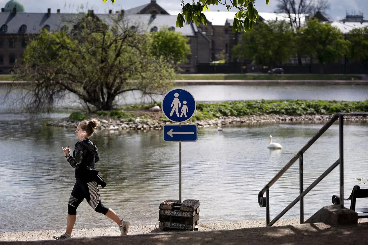 99 pct. af københavnerne fulgte ensretningen rundt om Søerne, da psykologerne ved hjælp af drone undersøgte deres adfærd.