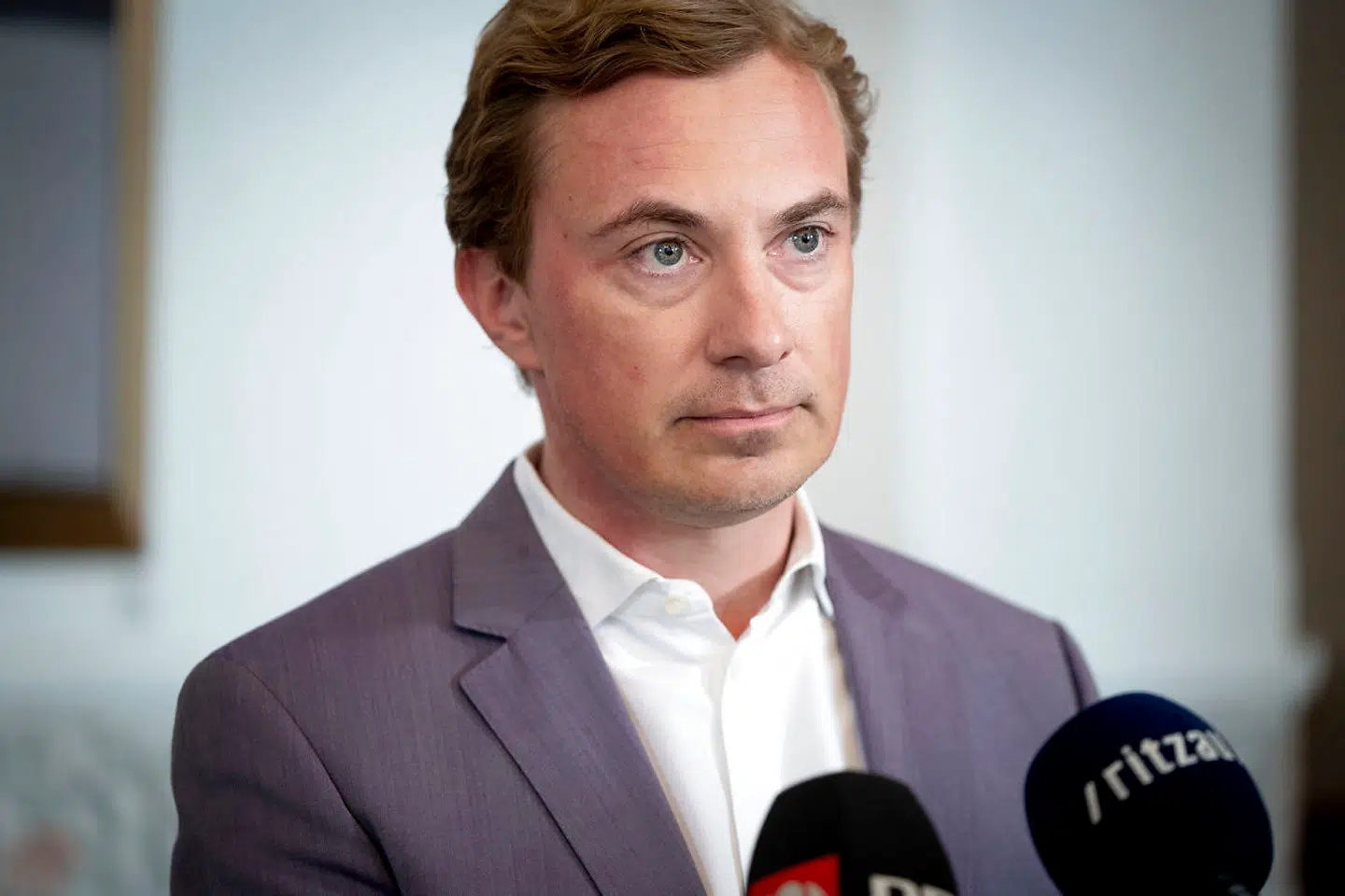 Morten Messerscmidt (DF) vil forbyde muslimske bønnekald i Danmark. Som noget nyt bakker hele blå blok op om et forbud. (Foto: Liselotte Sabroe/Ritzau Scanpix)