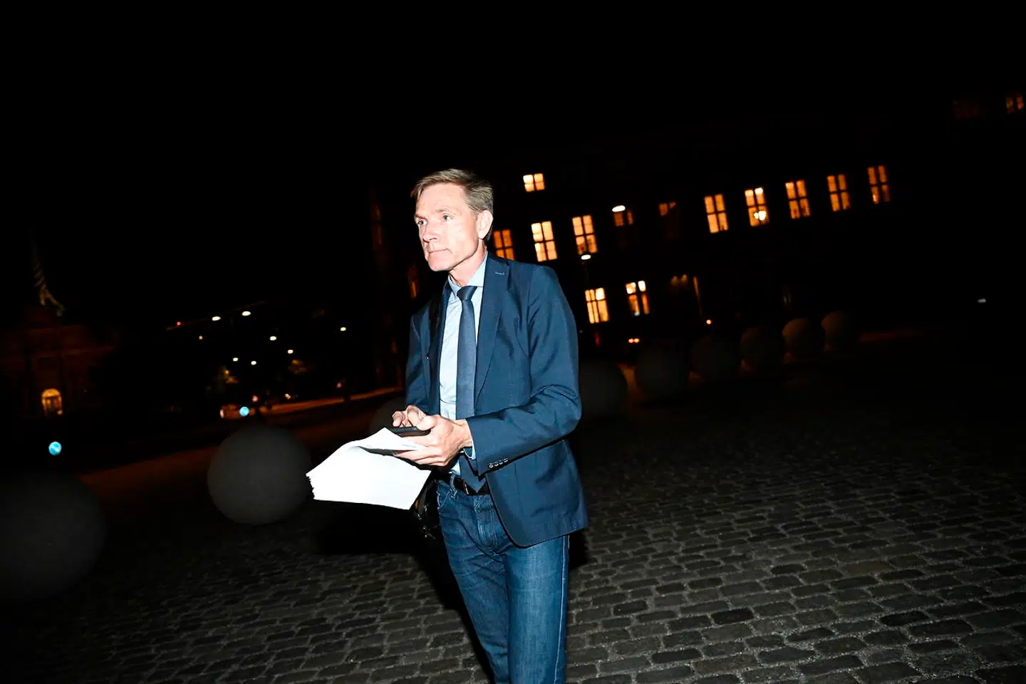 Dybt skuffet. Kristian Thulesen Dahl var ikke tilfreds med hjælpen til pensionister og forlod forhandlingerne.