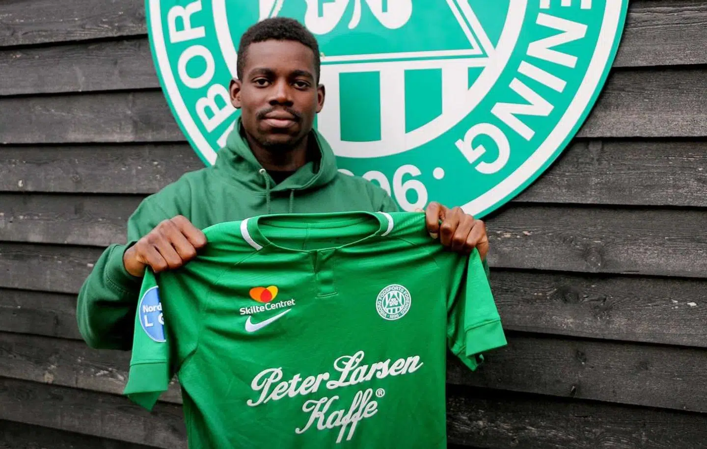 Sådan præsenterede 1. divisionsklubben Viborg FF 5. november 2020 nyindkøbte Bernio Verhagen.