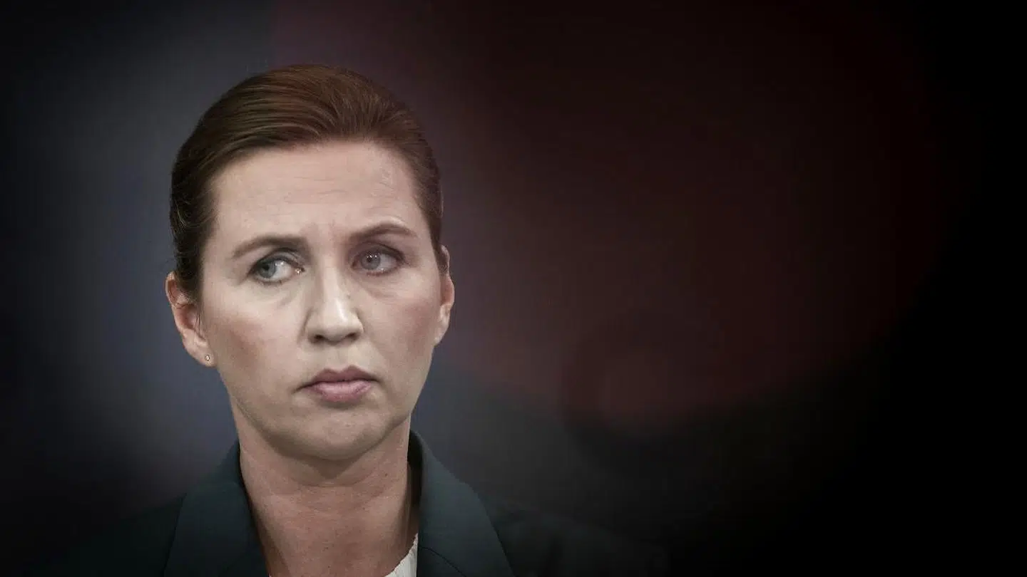 Statsminister Mette Frederiksen under pressemøde i Spejlsalen i Statsministeriet tirsdag den 10. marts 2020. Det blev corona, der kom til at præge Mette Frederiksens første år som Danmarks statsminister.