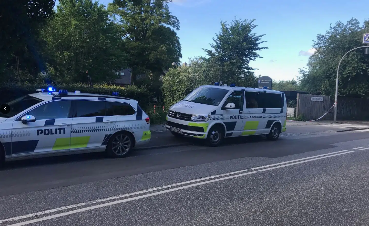 En ung kvinde blev voldsomt forbrændt i Lyngby torsdag aften.