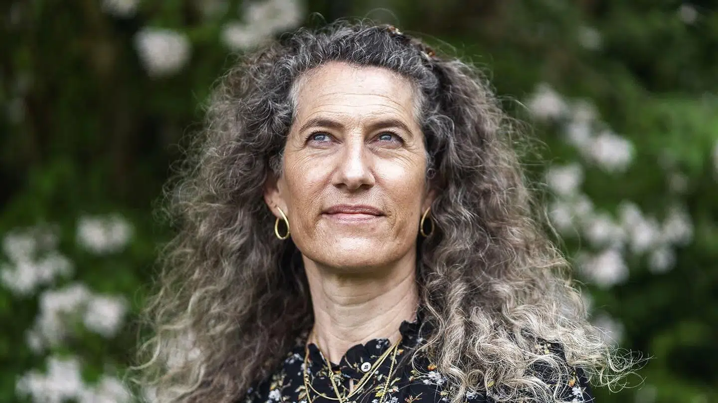 Helle Busck Fensvig fotograferet i sit hjem i sit hjem i Charlottenlund. Hun mistede familievirksomheden Arnold Busck efter fire generationer.