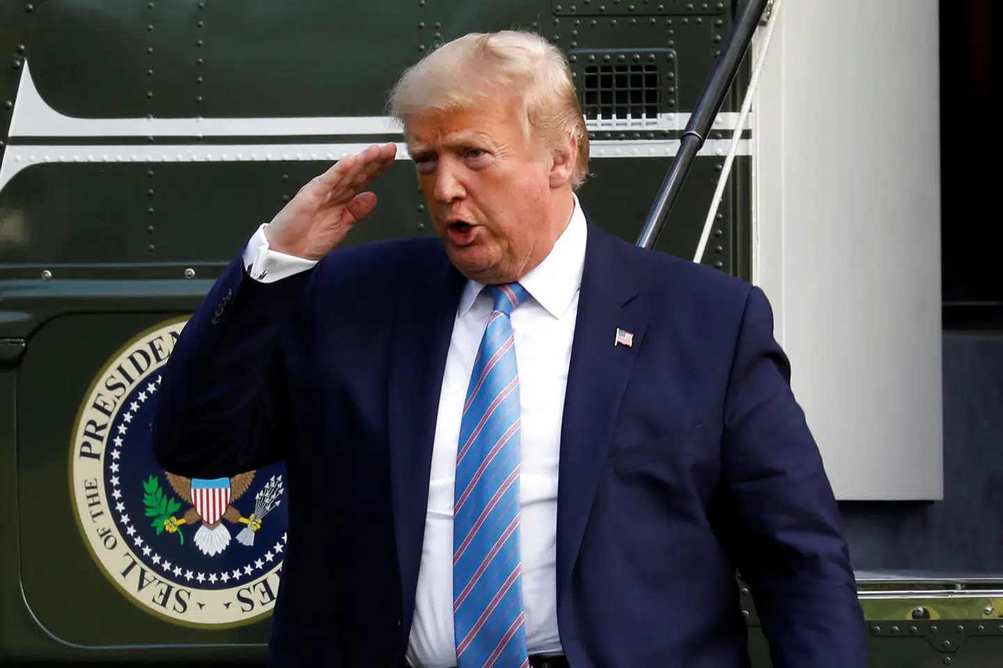 Donald Trump fotograferet i juni 2020.