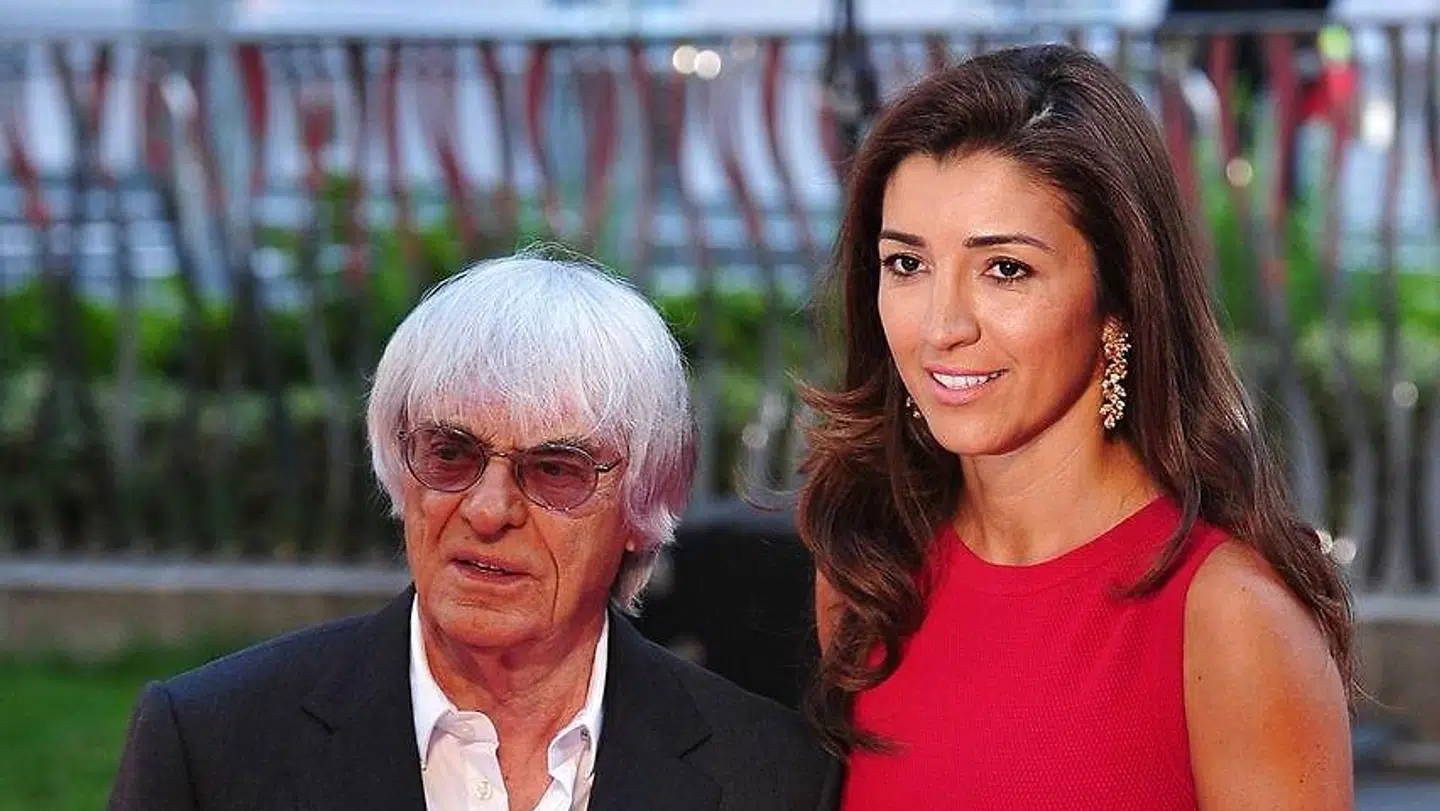 Ecclestone er blevet far igen. AFP PHOTO / Carl COURT
