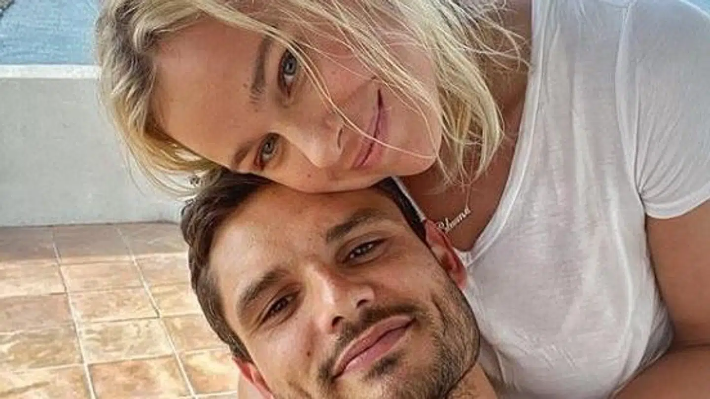 Pernille Blume med kæresten, Florent Manaudou