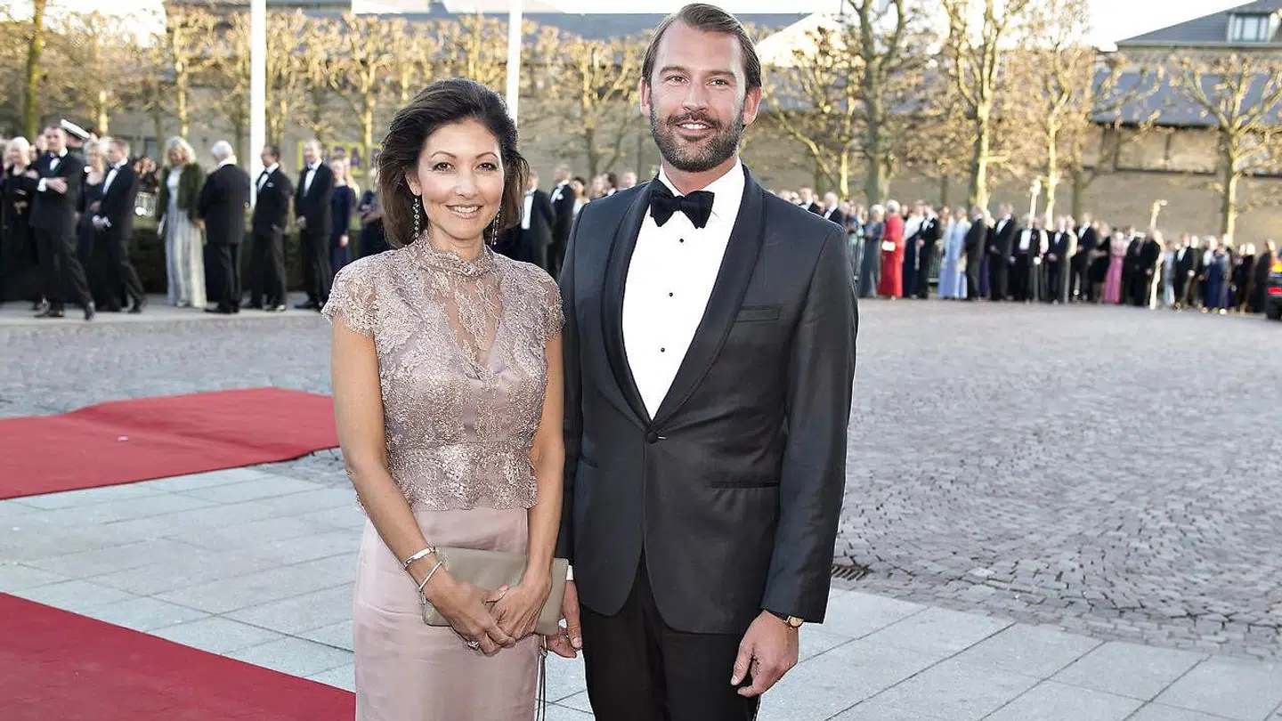 Grevinde Alexandra med sin eksmand Martin Jørgensen til festaften i Musikhuset i Aarhus for Dronning Margrethe, der fyldte 75 år.