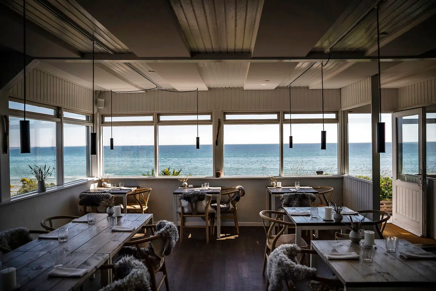 Selve restauranten med plads til 60 gæster blev ikke ramt af branden, der opstod i en pizzaovn.