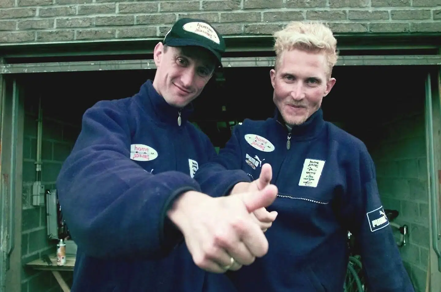 Jesper Skibby og Brian Holm i 1998.