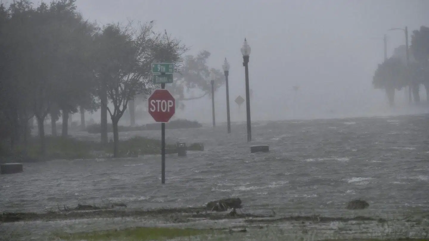 Byen Pensacola i det nordvestlige Florida er blandt de hårdest ramte.