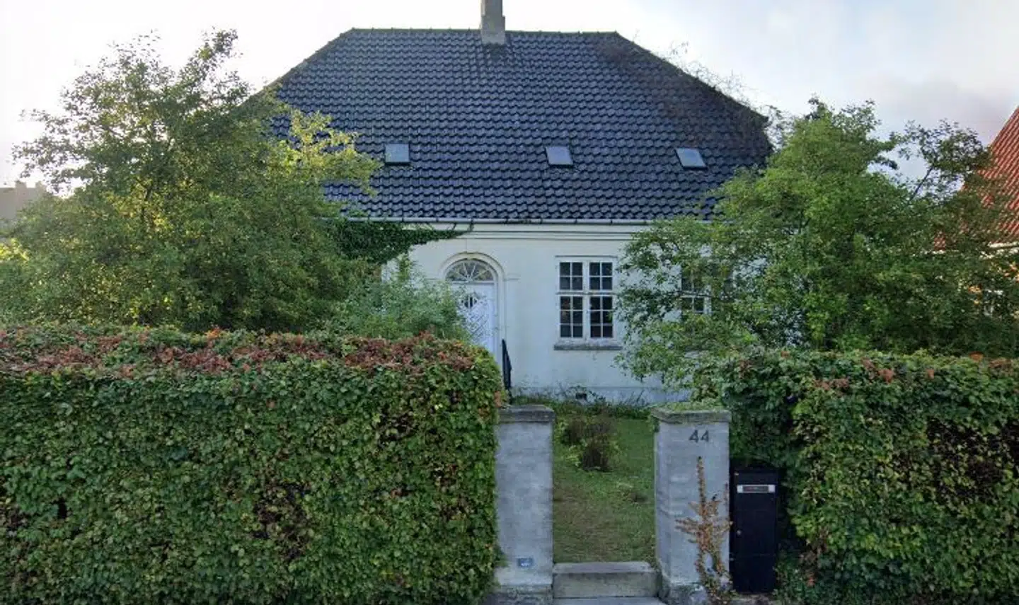 Simon Aggesens hus før renoveringen gik igang.