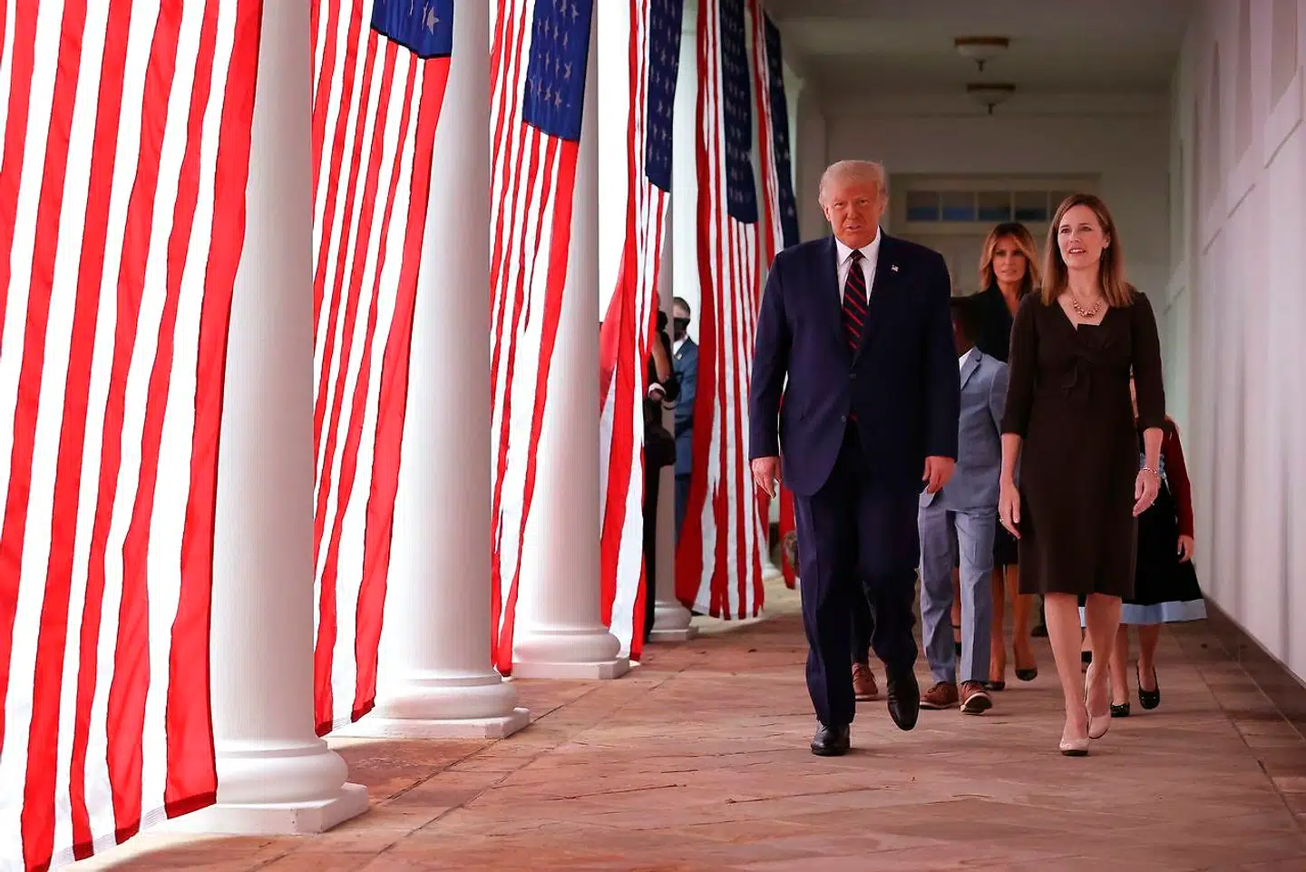 Amy Coney Barrett nomineres, efter at det liberale ikon, højesteretsdommer Ruth Bader Ginsburg, døde i sidste uge.