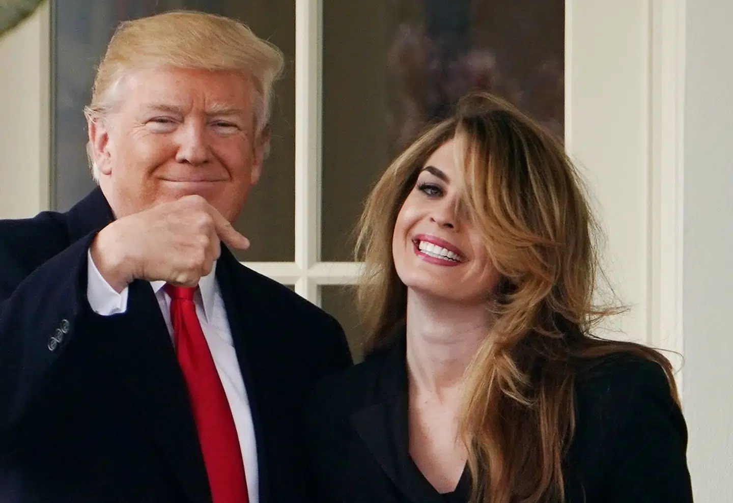 Coronasmittede Hope Hicks blev første gang tilknyttet Trumps stab ved valgkampen i 2016. (Arkivfoto.)