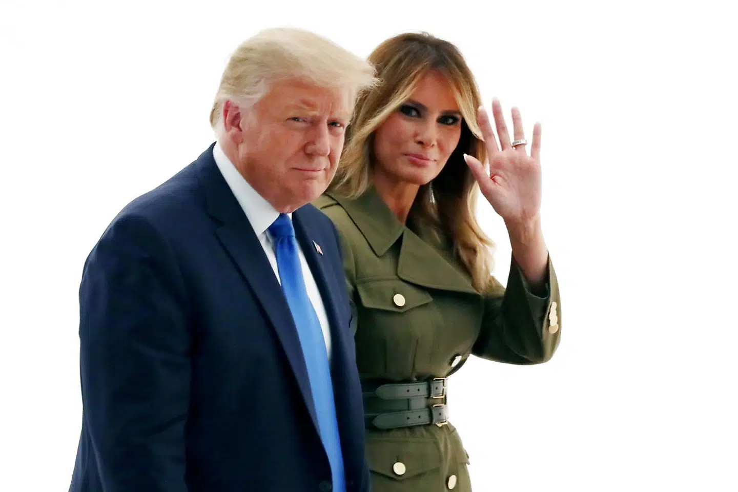 Både hr og fru Trump er blevet testet positive for coronavirus. (Arkivfoto)