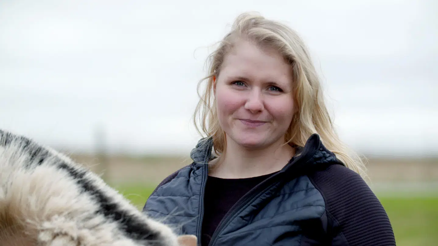 Stine Marthine Pedersen er første kvindelige landmand i 'Landmand søger kærlighed'.