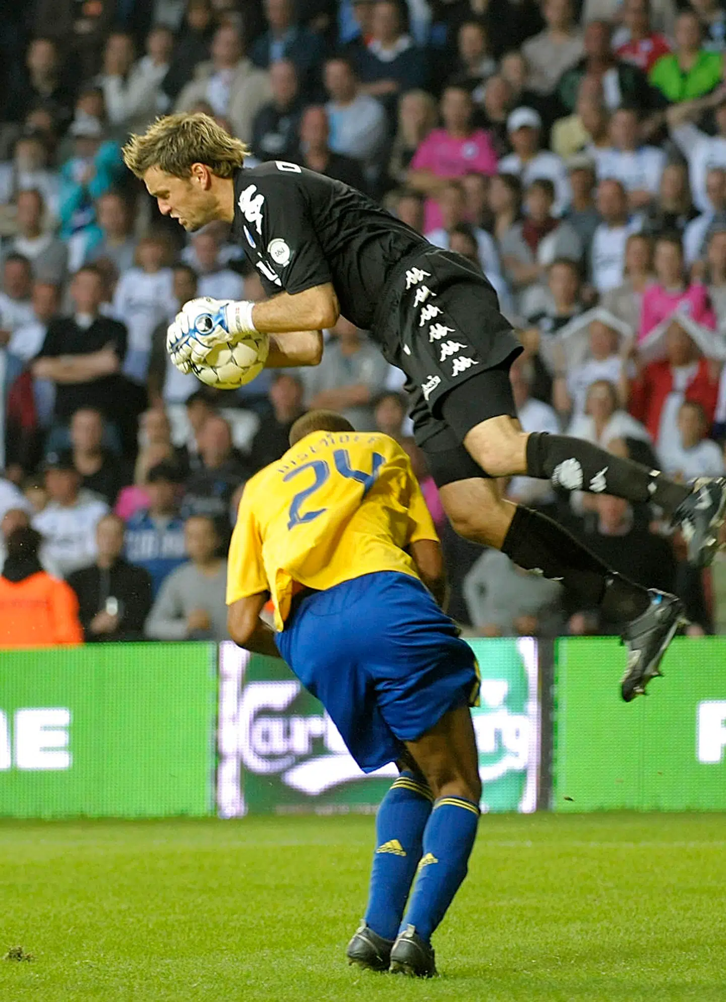 Det var dette sammenstød med Mikkel Bischoff, der ødelagde alt for Jesper Christiansen.