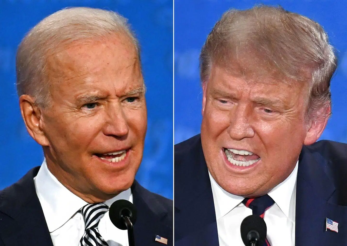 Donald Trump og Joe Biden holdt deres første og hidtil eneste tv-debat 29. september.