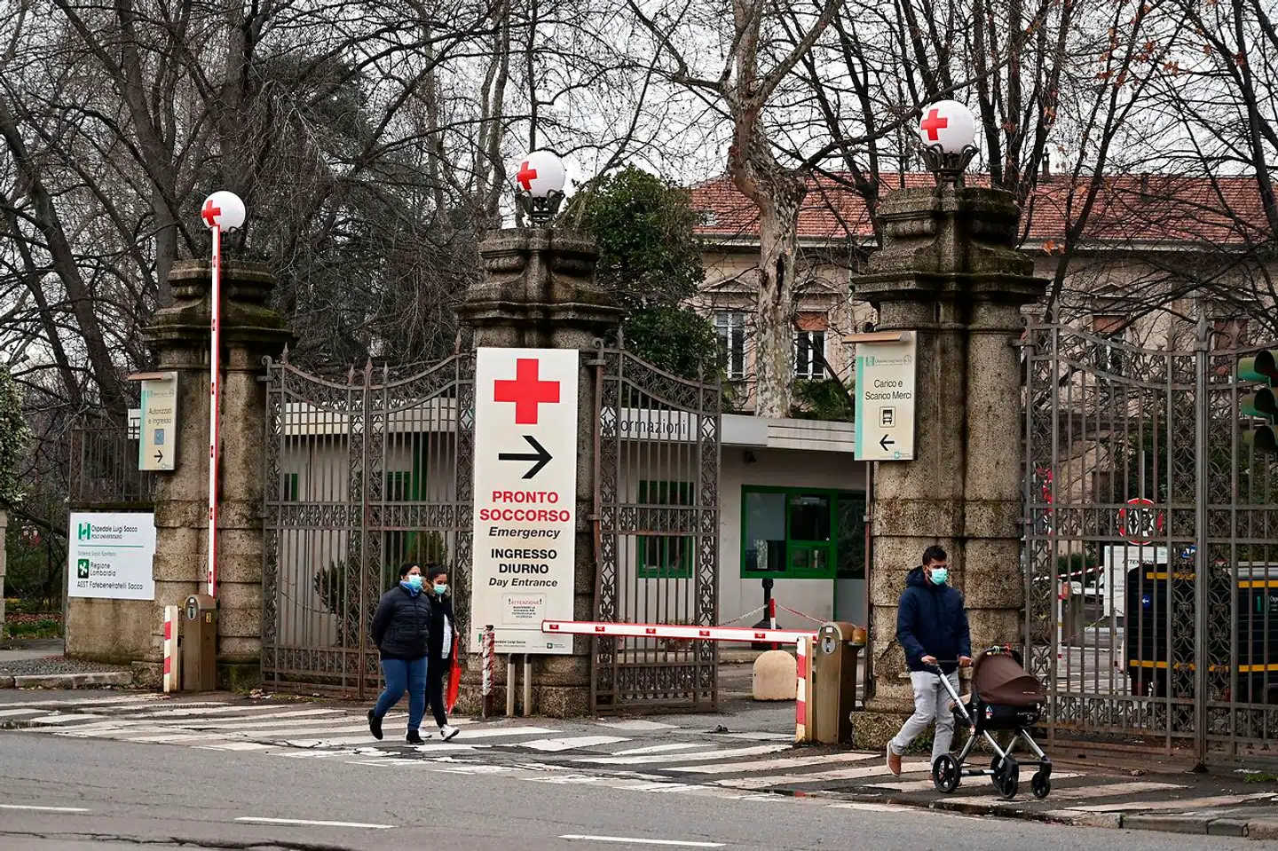Hospitalet Luigi Sacco i Milano oplever igen en stigning af covid-patienter.