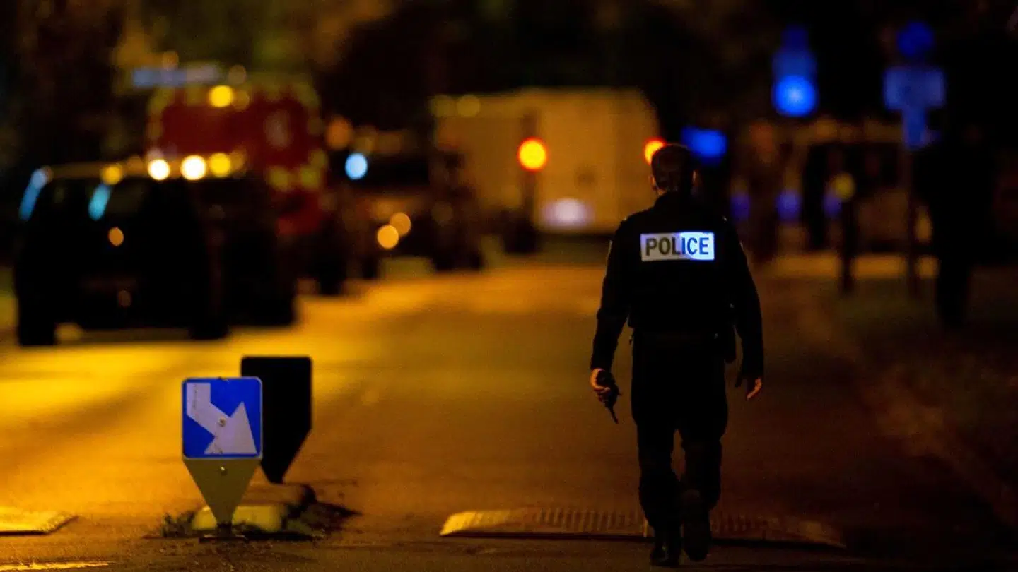 Gaden, hvor den 18-årige gerningsmand blev skudt og dræbt fredag.