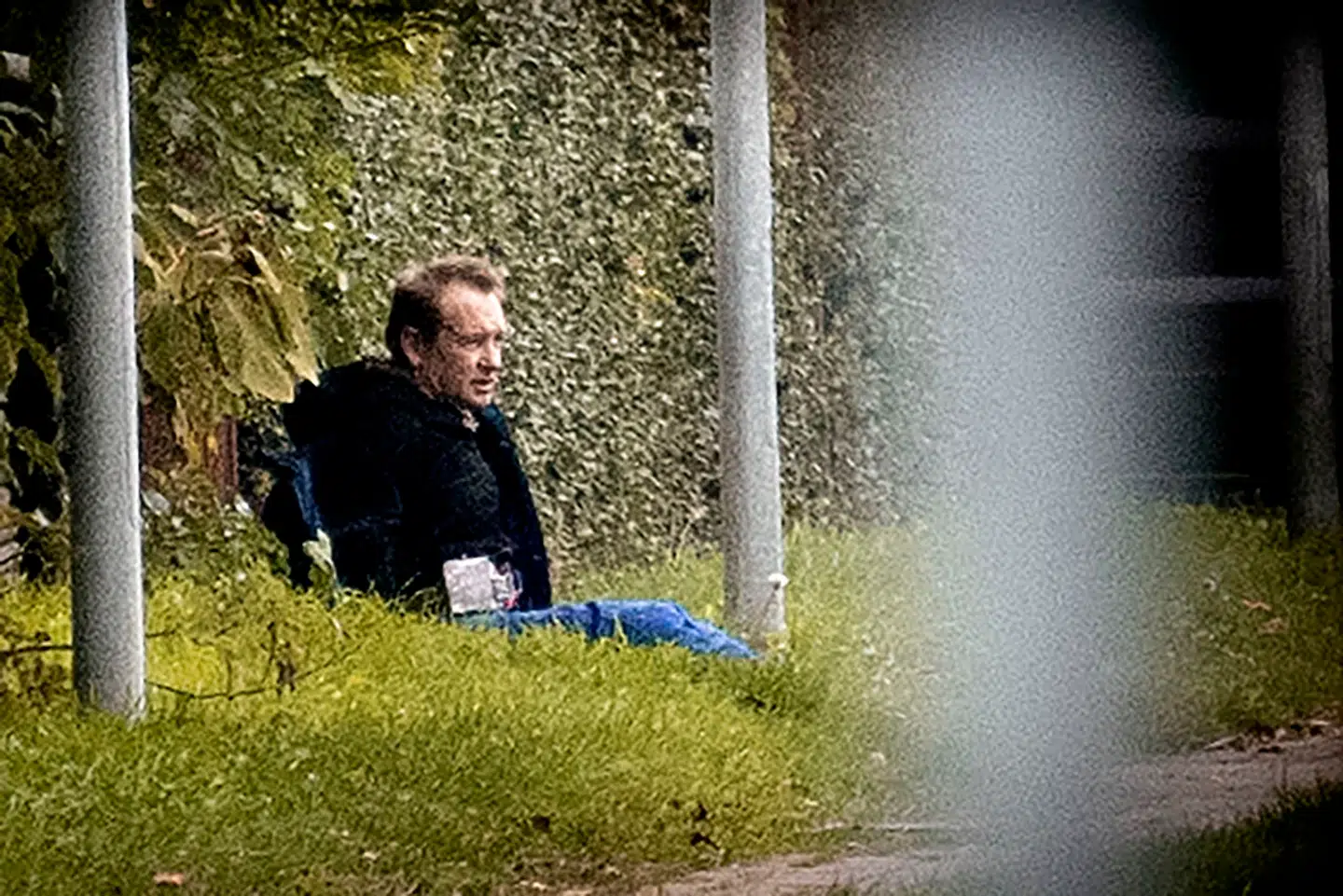Politiaktion i Albertslund tirsdag 20. oktober 2020. Politiet har anholdt en person i sag om forsøg på fangeflugt. Personen er den drabsdøbte Peter Madsen. Albertslund, tirsdag 20. oktober 2020.