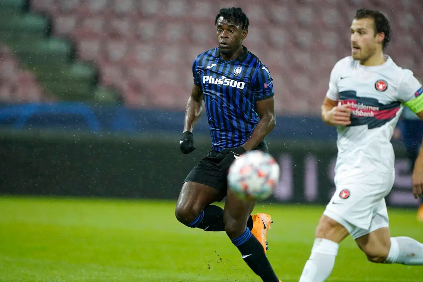 Champions League gruppe D kampen FC Midtjylland mod Atalanta på MCH Arena i Herning, onsdag den 21. oktober 2020.