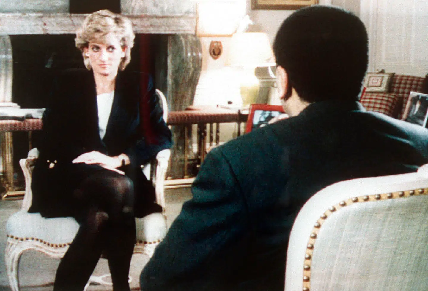 Prinsesse Diana i tv-interviewet med Martin Bashir i 1995.