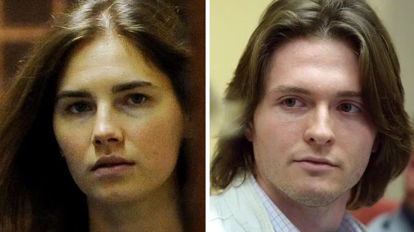 Dette arkivfoto vise Raffaele Sollecito og Amanda Knox tilbage i 2007.