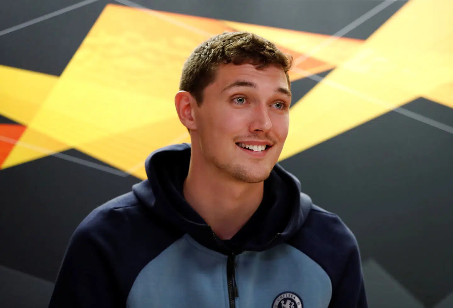 Soccer Football - Europa League - Chelsea Press Conference - Eden Arena, Prague, Czech Republic - April 10, 2019 Chelsea's Andreas Christensen during the press conference Action Images via Reuters/Paul Childs