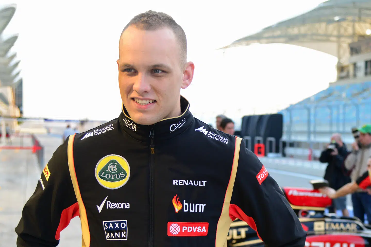 Marco Sørensen kører sammen med Nicki Thiim i en Aston Martin. (Arkivfoto) Unknown/Ritzau Scanpix