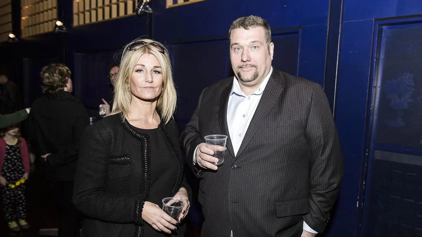 Her er det Amin Jensen med sin kærste Bente Dalsgaard