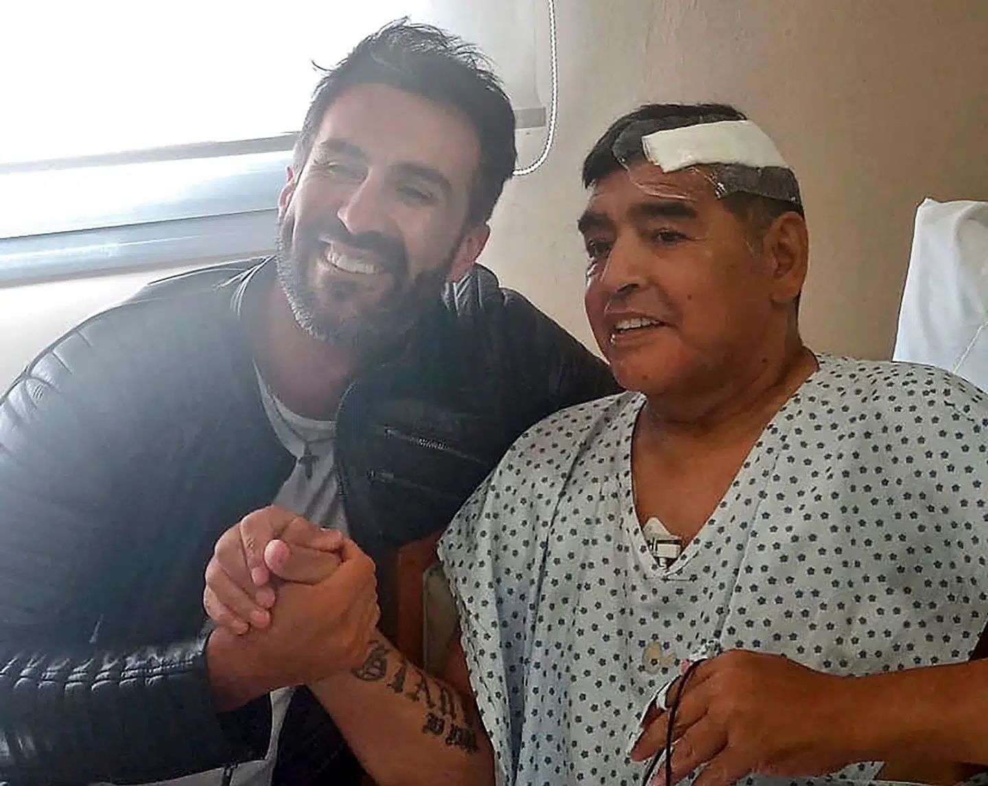 Leopoldo Luque og Diego Maradona få uger inden fodboldikonets død.
