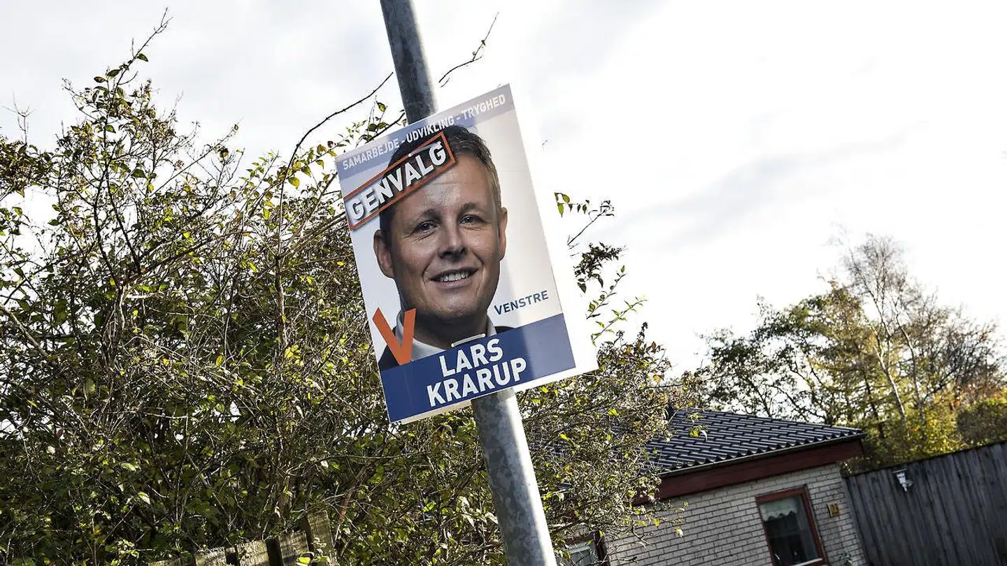 Valgplakaterne for Lars Krarup tilbage fra 2017 bliver de sidste for borgmesteren i denne omgang.