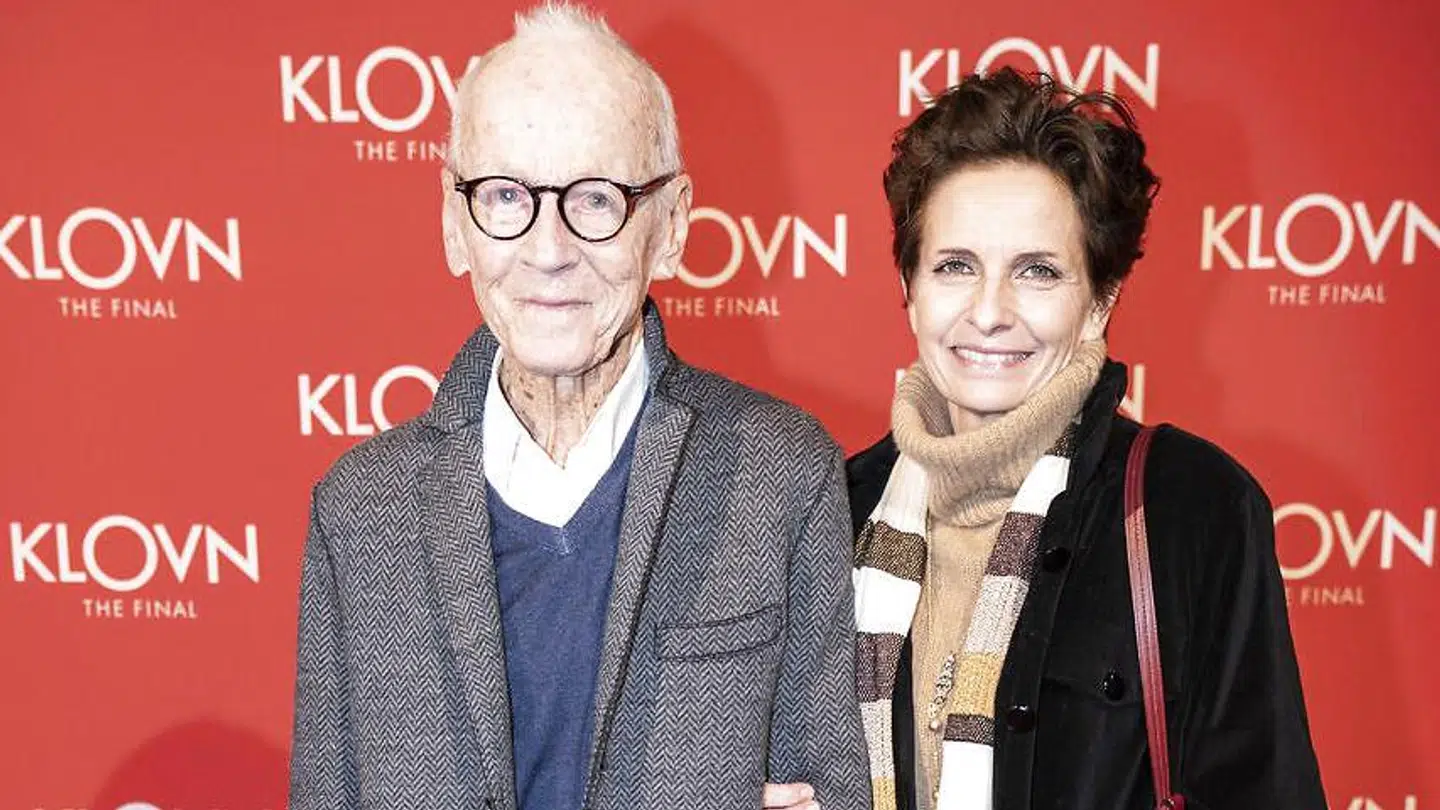 Bent Fabricius Bjerre og Camilla Padilla Arndt på den røde løber ved gallapremieren på filmen 'Klovn the Final' i januar 2020.