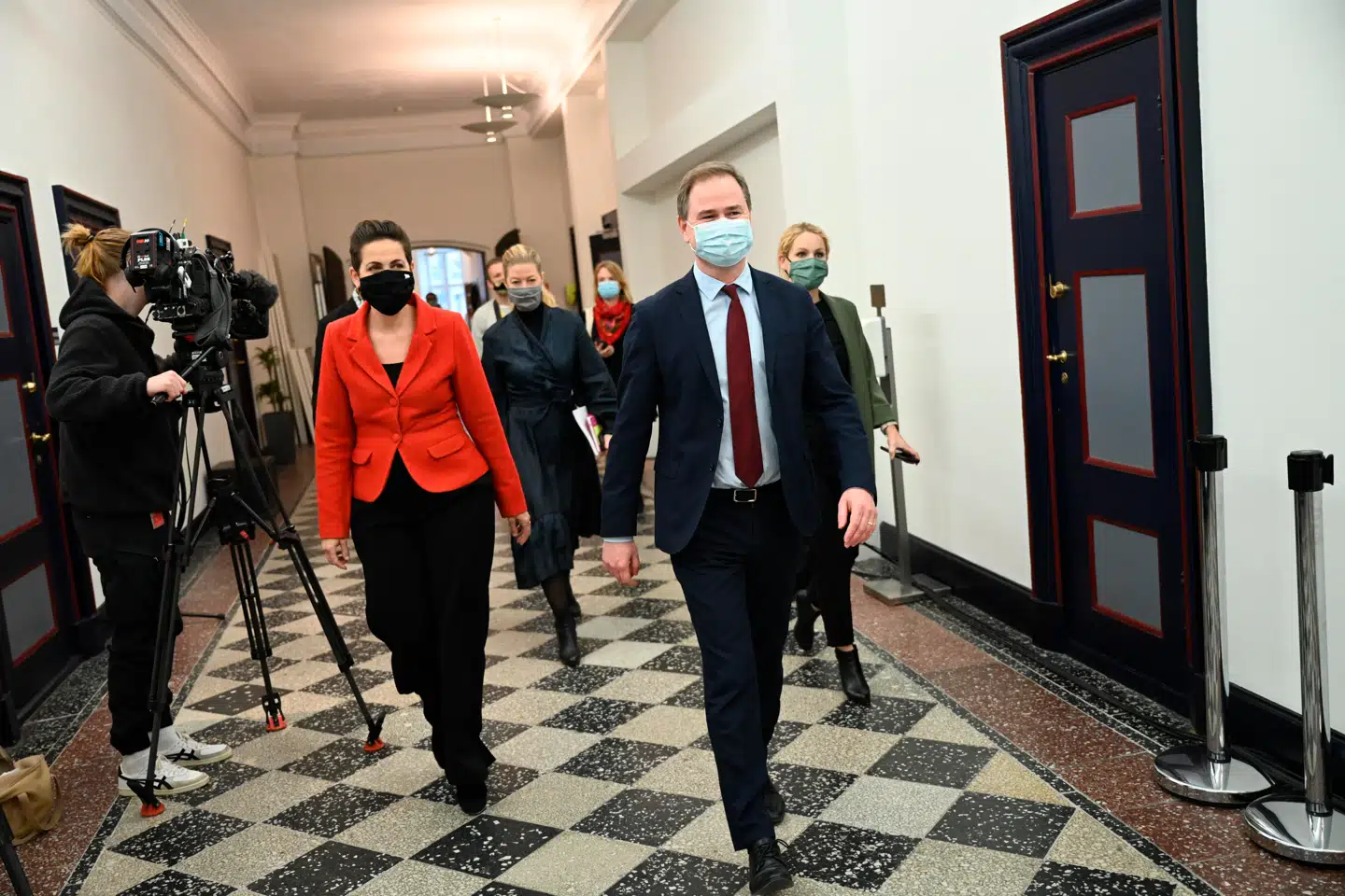 Finansminister Nicolai Wammen præsenterer finanslovsaftale 2021 på et pressemøde sammen med Radikale Venstre, Socialistisk Folkeparti, Enhedslisten og Alternativet i Finansministeriet i København, søndag den 6. december 2020.