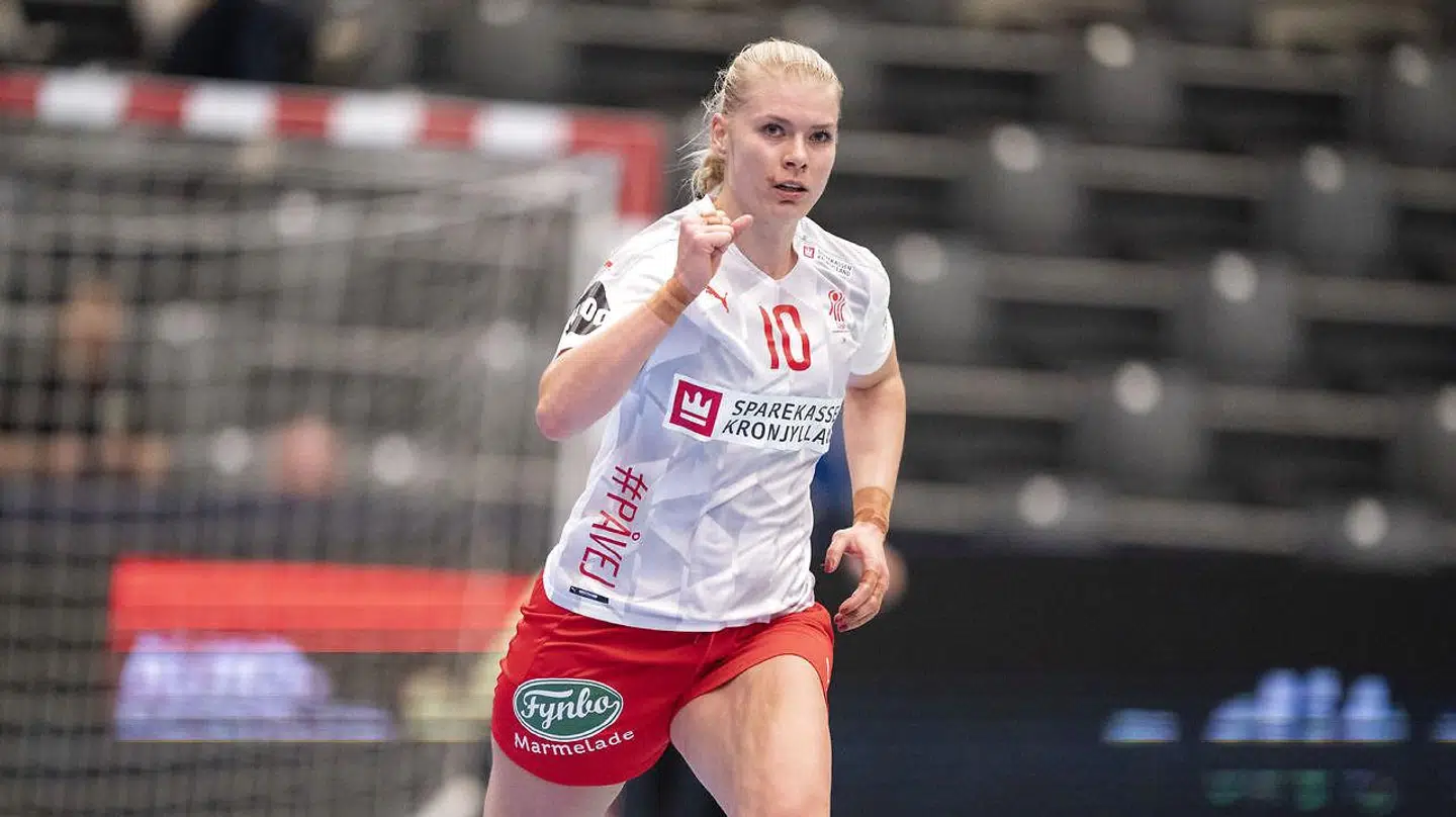 Kathrine Heindahl var ikke helt slukøret efter kampen mod Frankrig.