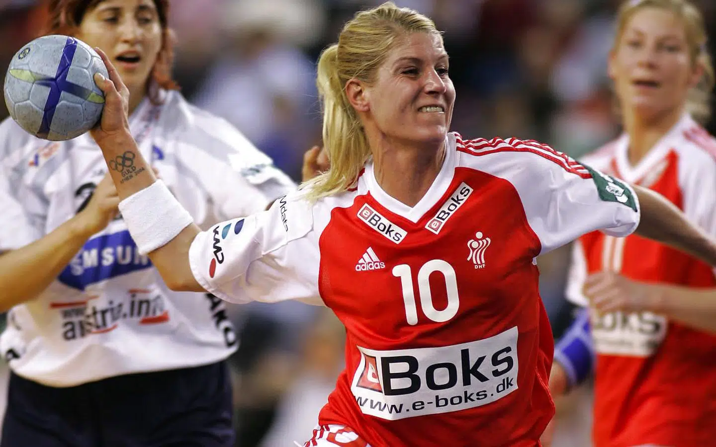 Rikke Hørlykke under EM i 2002.