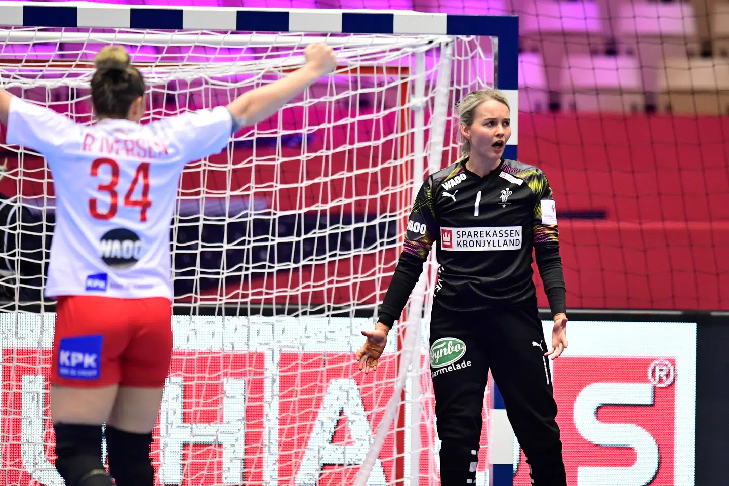 EHF EURO 2020 European Women's Handball Semifinals between Norway and Denmark at Jyske Bank Boxen in Herning in Denmark, on December 18, 2020.