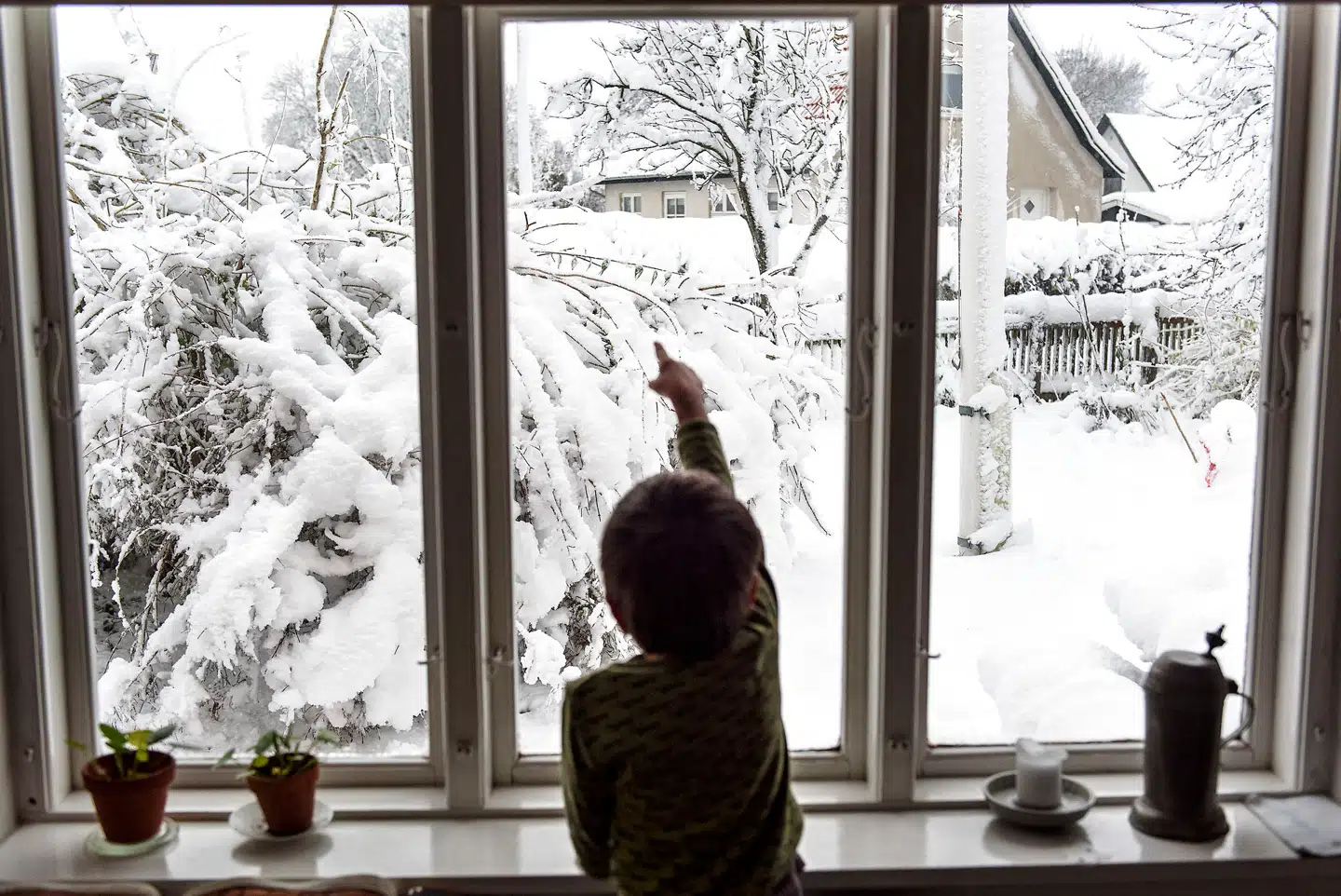 I fremtiden bliver der længere og længere mellem de hvide vintre. Foto: Niels Ahlmann Olesen/Ritzau Scanpix