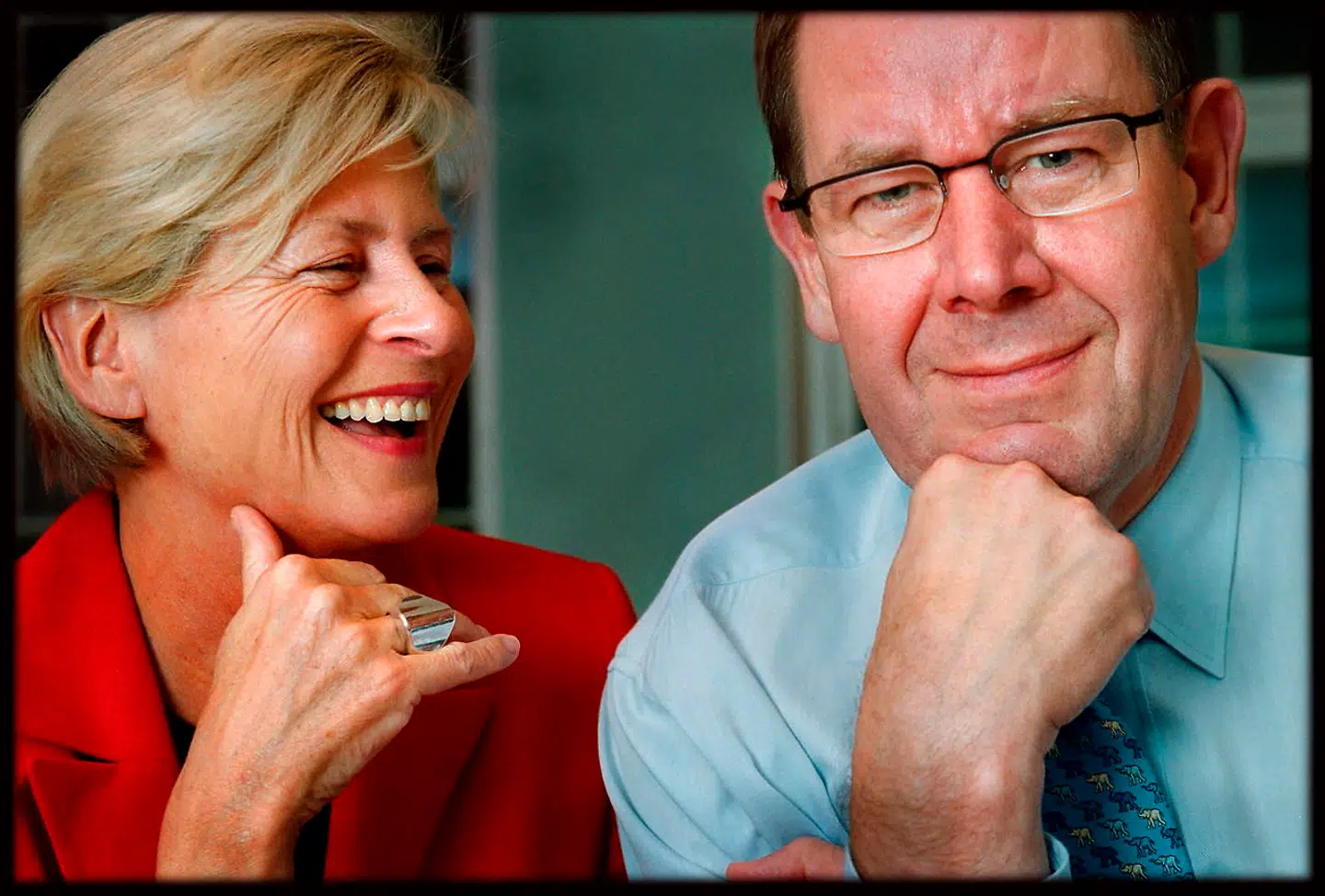 I løbet af de sidste seks måneder kom Poul Nyrup Rasmussen og Lone Dybkjær tættere på hinanden end nogensinde før.