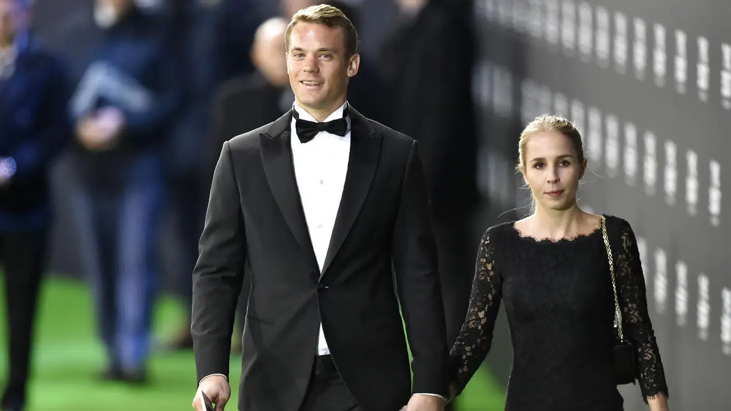 Manuel og Nina Neuer i 2017.